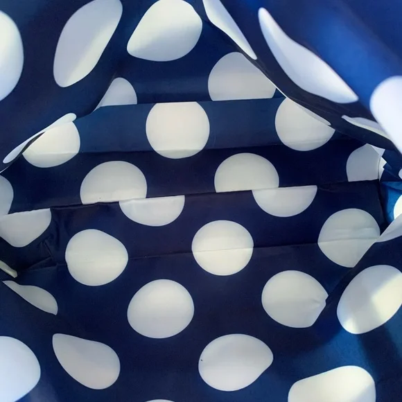 Clinique X Kate Spade Navy Blue and White Striped Tote Bag - Picture 6 of 12